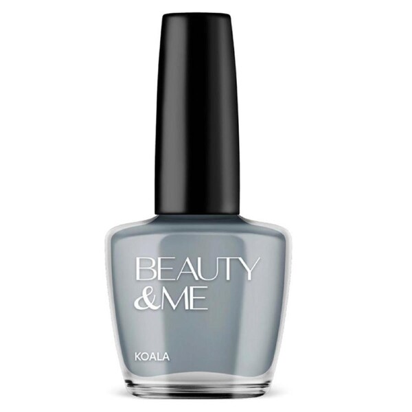 Beauty & Me Nail Polish 12ml - 68 'Koala' Mid Grey