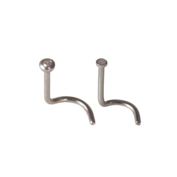 Adnohr Nose Stud Ab Crystal S/S 8096