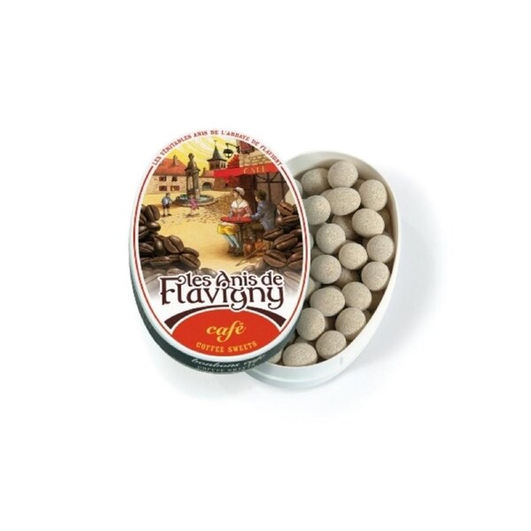 Les Anis de Flavigny Oval Tin Coffee 50g