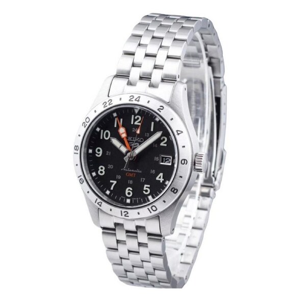 Seiko 5 Sports GMT Field Series Stainless Steel Automatic SSK023K1 Mens Watch