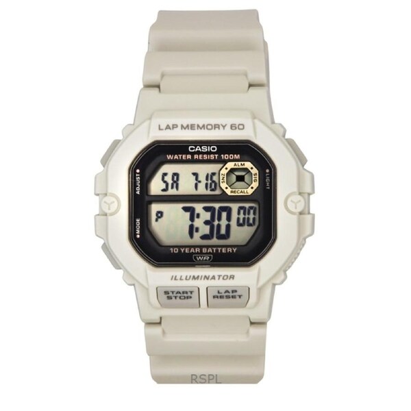 Casio Standard Digital Resin Strap Quartz WS-1400H-8AV 100M Men's Watch