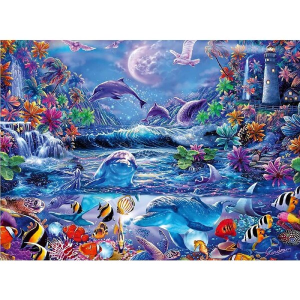 Ravensburger - Moonlit Magic Glow Puzzle 500pc
