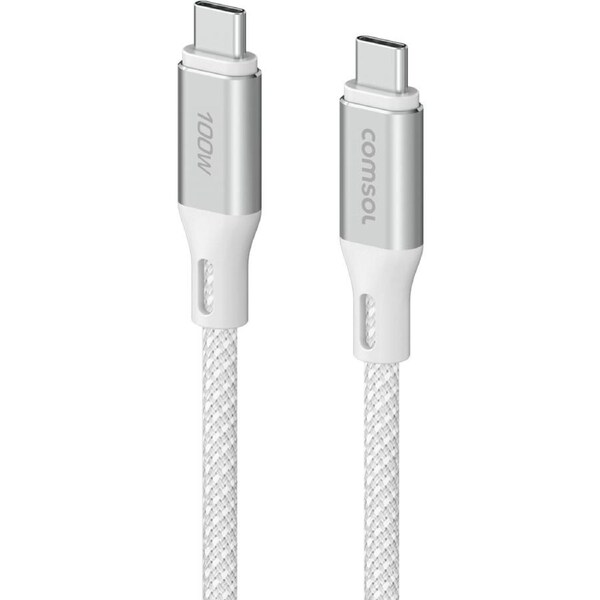 Comsol Cable 1.5m 100W USB-C White CC5A15WH