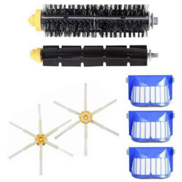 JOYBUY Centre Side Brush & HEPA Filter for 600 Series 605 606 616 620 650 655 660 676 Robot Vacuum