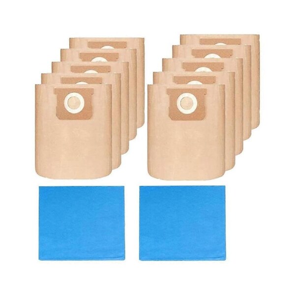 JOYBUY Vacuum Dust Bags for Shop 5–6 Gallon Wet/Dry Vac - Reusable Filter 19-150