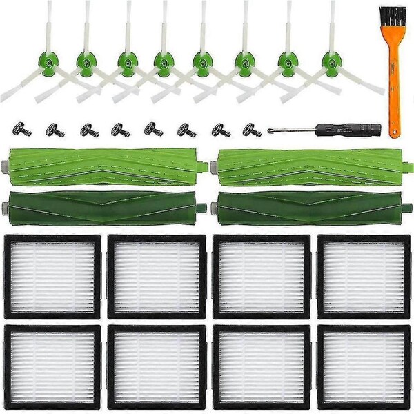 JOYBUY Replacement Parts for iRobot Roomba I7 J7 I3 I4 I6 I8 E5 E6 Series - Brushes Filters Vacuum Bags