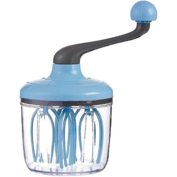 JOYBUY Rotary Hand Whisk Manual Whisk Egg Beater Rotary Handheld Egg Frother Mixer For Baking Cooking