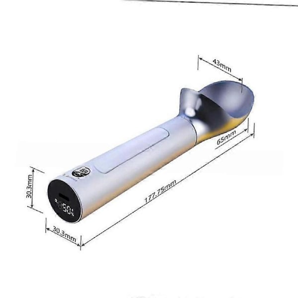 Electric Ice Cream Scoop Easy Clean Nonstick Ice Cream Scooper