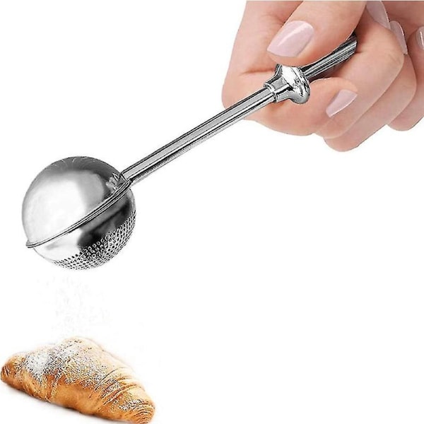JOYBUY Good Grips Bakers Dusting Wand For Sugar, Flour And Spices, Stainless Steel, 2pcs