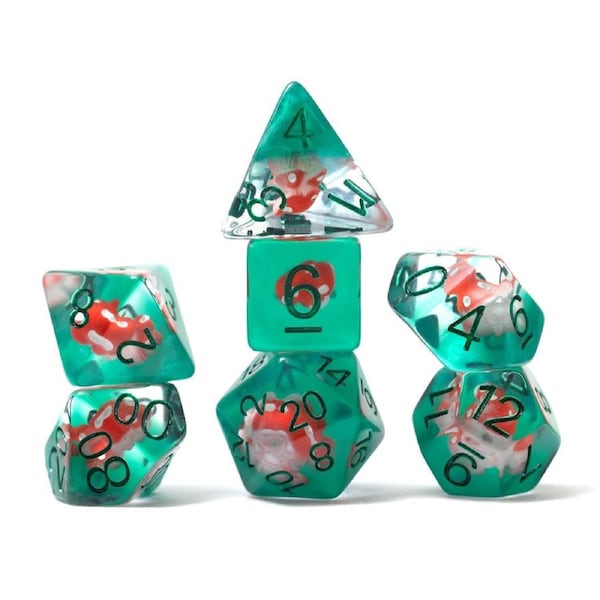 Sirius Dice - Power Mushroom - Dice Set 7