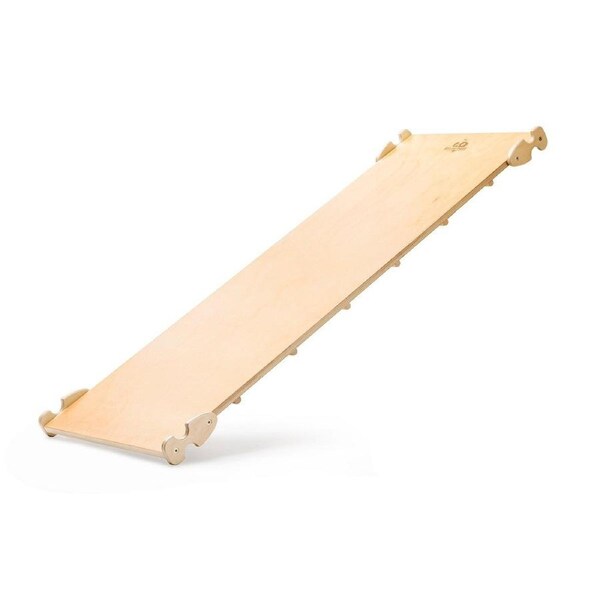 Kinderfeets Pikler Ramp & Slide Reversible Wooden Climbing Accessory for Toddlers