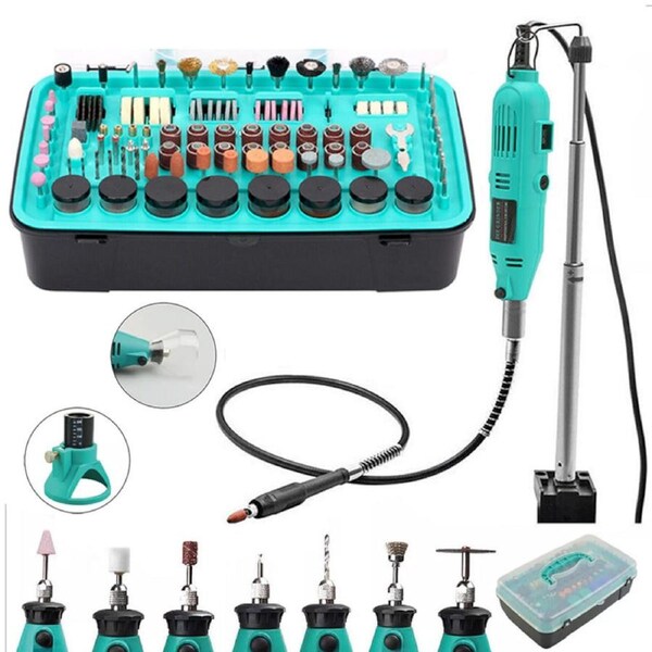 Electric Rotary Tool Accessories Grinding Set Dremel Drill Grinder Wood Tool Kit