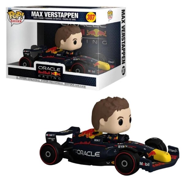 Funko POP Rides Oracle Redbull Racing Formula 1 Max Verstappen #307 Vinyl Figure