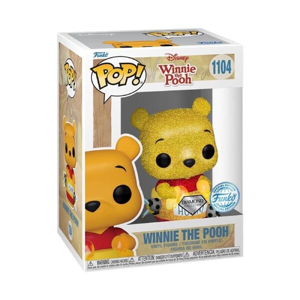 Funko Pop Disney Winnie The Pooh in Honey Pot Diamond Collection #1104