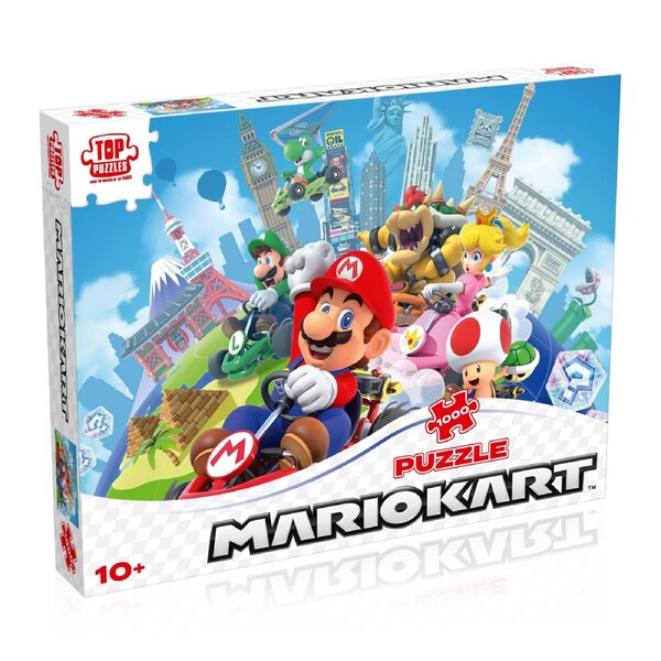 Top Puzzles - Nintendo Mario Kart 'Around The World' Puzzle 1000 pcs