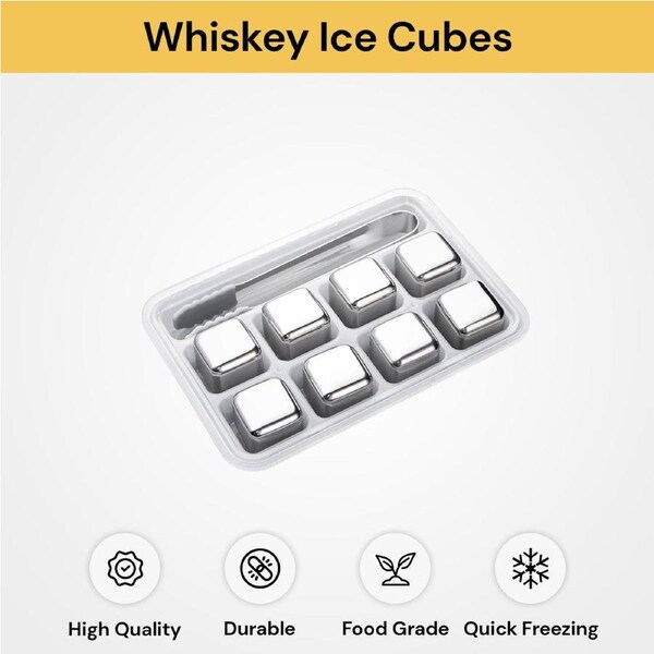16PCS Reusable Whiskey Ice Cubes