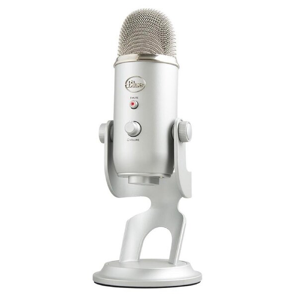 Blue Yeti Silver Professional USB Microphone