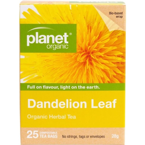 Planet Organic Herbal Tea Bags Dandelion Leaf 25pk