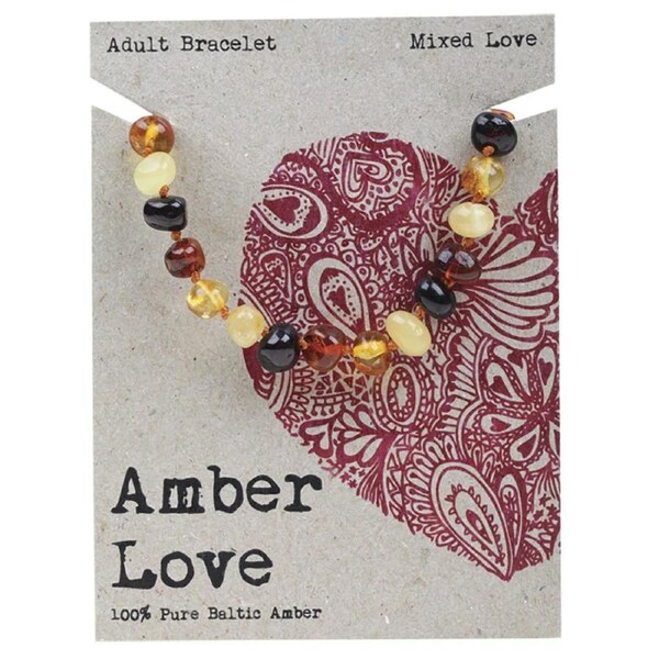 Amber Love Mixed 20cm Bracelet