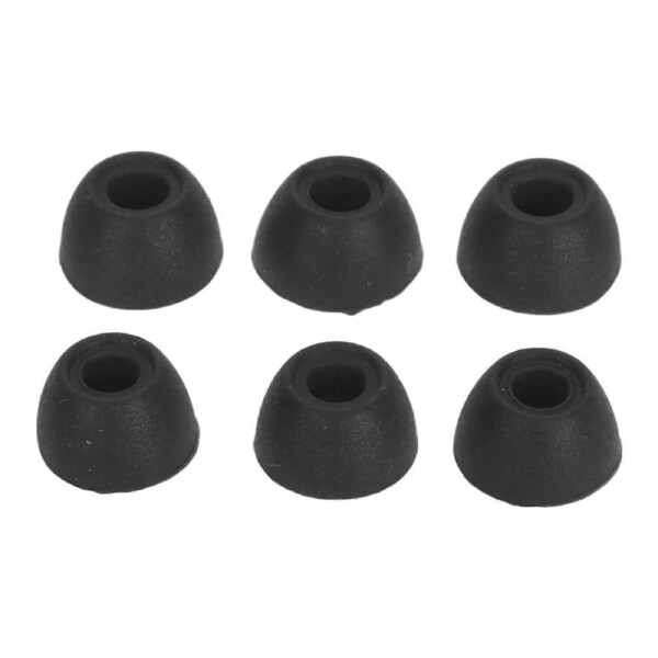 JOYBUY 3 Pairs Ear Tips Soft Silicone S M L Size Replacement Earbuds Cover for Galaxy Buds 2 SM R177 Black
