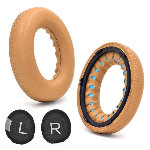 JOYBUY Replacement Sheepskin Leather Earpads For Bose NC700 Headphones (Khaki)