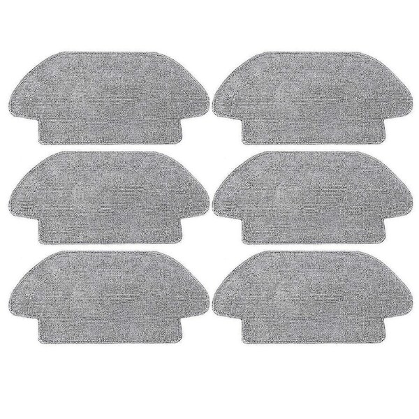 6-Pack Washable Microfiber Mop Pads for Mi Robot Vacuum Mop 2S/S12/Mop Pro