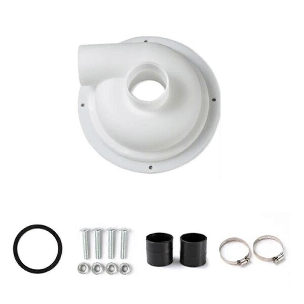 Cyclone Cover for Vacuum Cleaner Dust Collector, White Cover