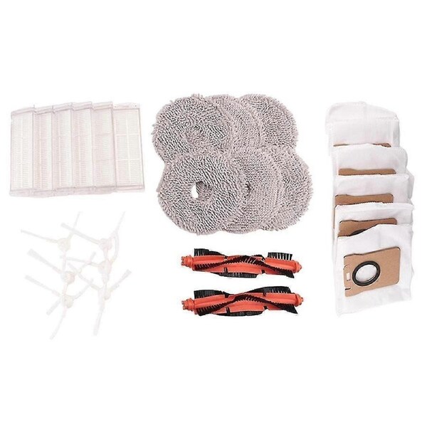 M30 Pro Robot Vacuum Replacement Parts - HEPA Filter, Mop Pad, Dust Bag