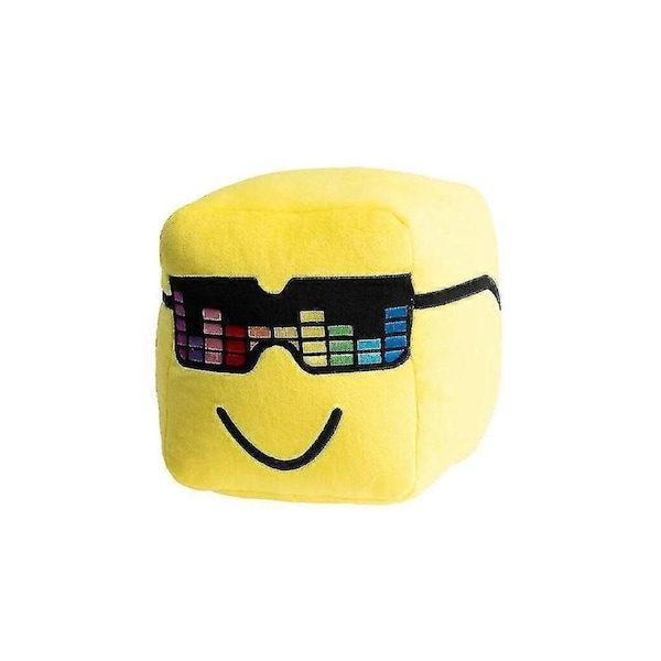 Sunny And Melon Plushie Toy - Yellow Square Stuffed Animal For Children