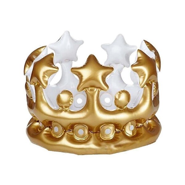 Inflatable Crown Toy Birthday Party Crown Shape Hat Carnival Costume Accessory