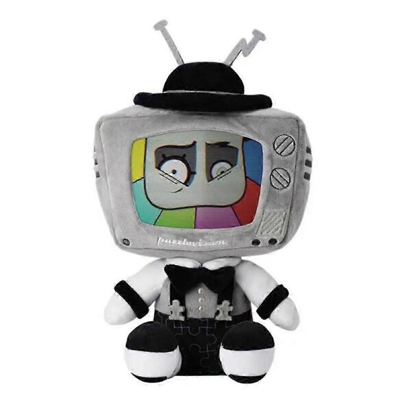 Anime SMG4 Mr.Puzzles Plush Cute Fill Cotton Soft Pillow Plushines Toy Room Car Decoration Collection Doll for Kid A