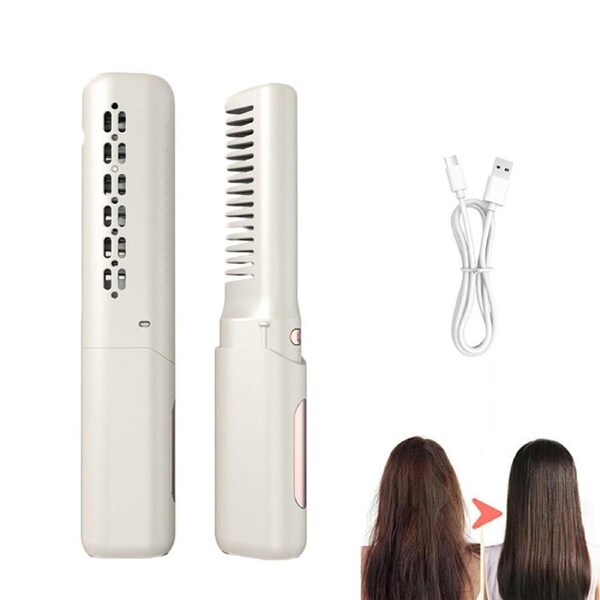 Nevenka Cordless Hair Straightener 30s Fast Heating with LCD Display-Khaki