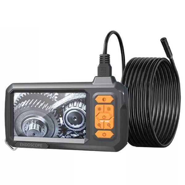 Endoscope Camera Inspection Borescope Snake IPS 4.3" HD 1080P Digital 5m