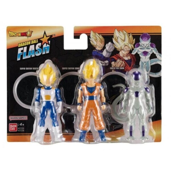 Dragon Ball Flash Series Pack of 3 - SS Goku, SS Vegeta & Frieza 4th Form
