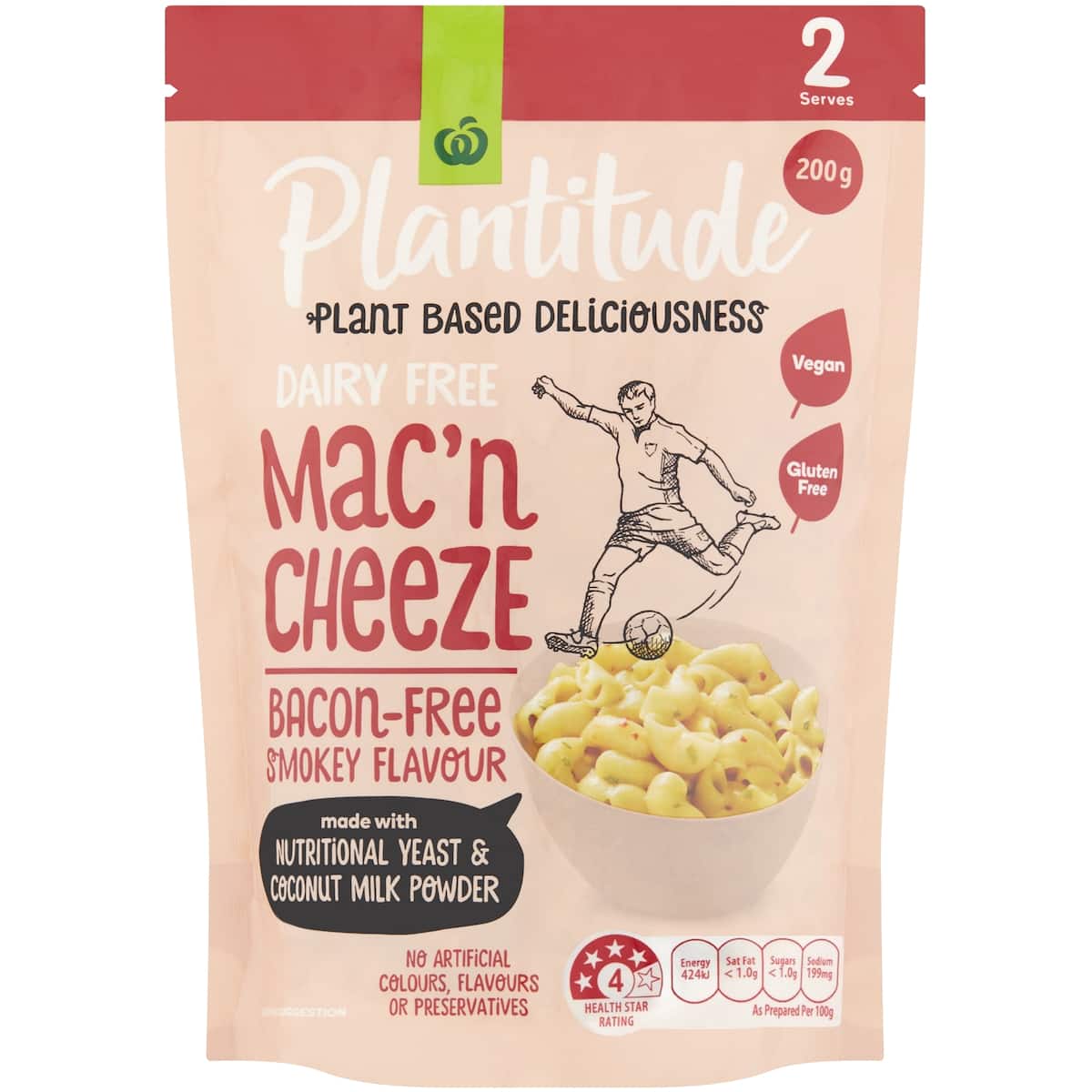 Plantitude Vegan Mac'n Cheeze Facon 200g bunch
