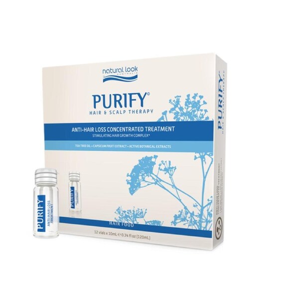 Natural Look Purify Anti-Hair Loss Concentrated Treatment 12x10ml