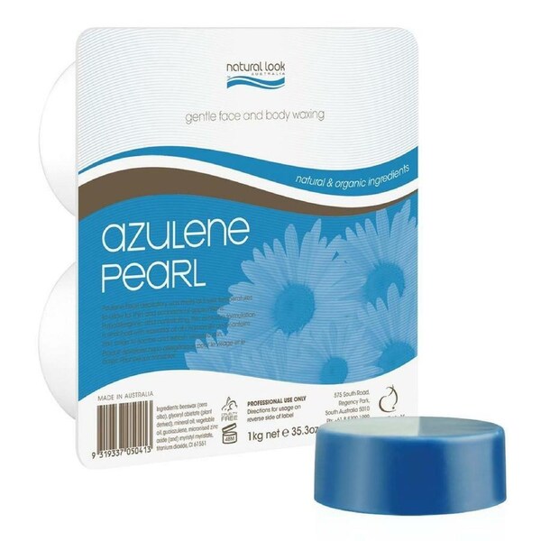 Natural Look Azulene Pearl Hot Wax 1kg