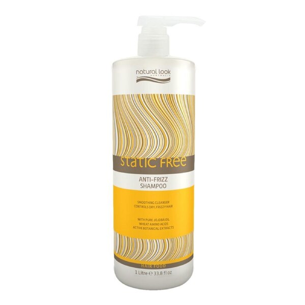 3x Natural Look Static Free Anti-Frizz Shampoo 1L