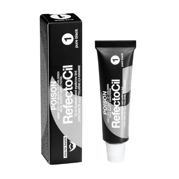 RefectoCil Eyelash and Eyebrow Tint 1 Pure Black 15ml
