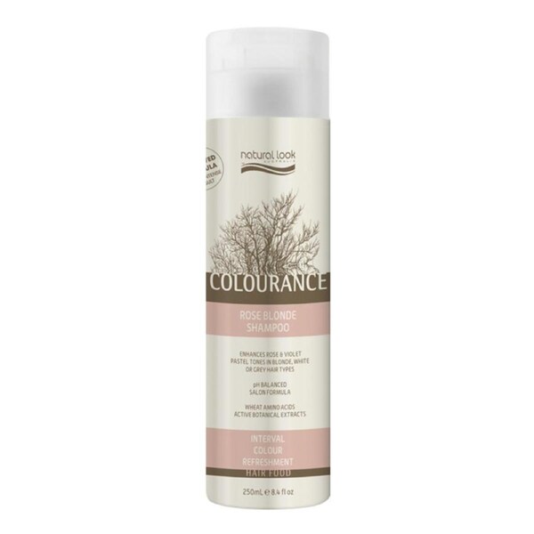 3x Natural Look Colourance Rose Blonde Shampoo 250ml