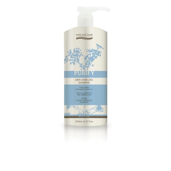 3x Natural Look Purify Anti-Hair Loss Shampoo 500ml