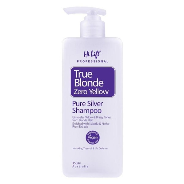 Hi Lift True Blonde Zero Yellow Pure Silver Shampoo 350ml