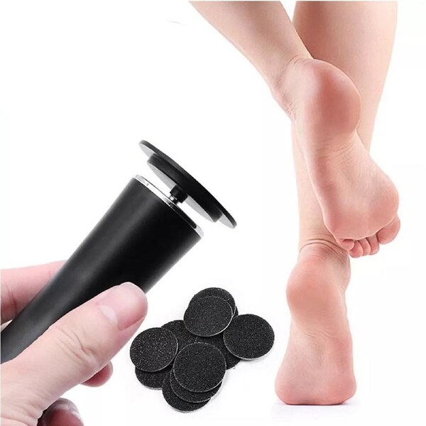 Electric Foot Grinding Dead Grinder Skin Foot File Callus Remover Pedicure TooPB Black