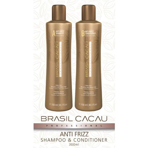 Brasil Cacau Anti Frizz Shampoo & Conditioner 300ml