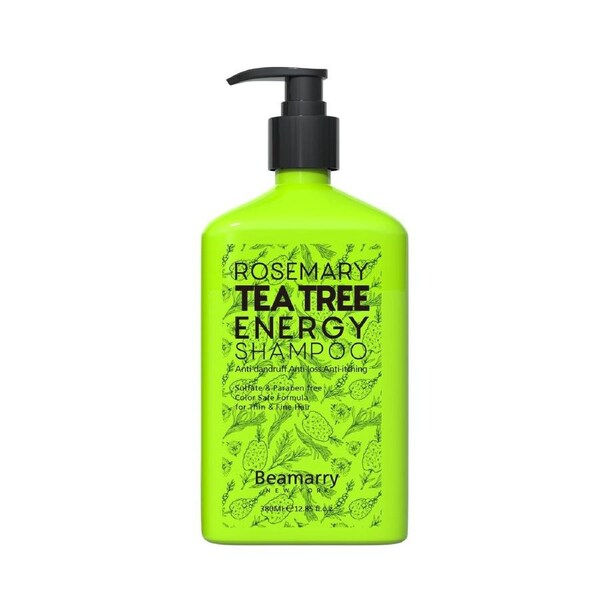 6x Beamarry Rosemary Tea Tree Energy Shampoo 380ml