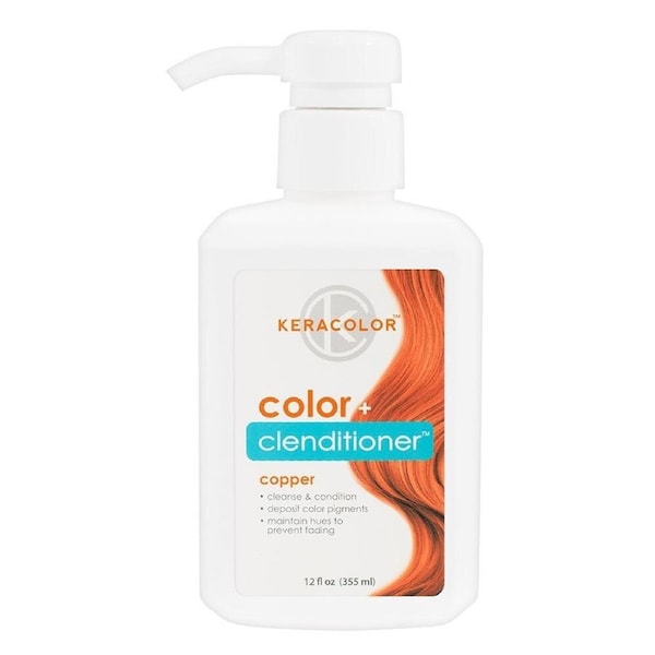 3x Keracolor Color Clenditioner Colouring Shampoo Copper 355ml