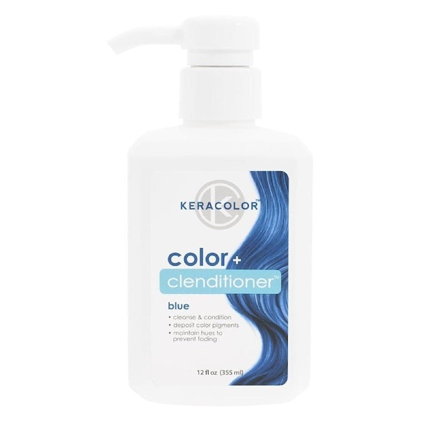 3x Keracolor Color Clenditioner Colouring Shampoo Blue 355ml