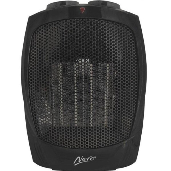 Nero Ceramic Heater Cool Warm Hot Adjustable 1500W Black