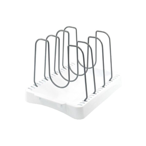 Grand Fusion Cookware Organiser 4-Adjustable Dividers Rack/Stand 26x20cm