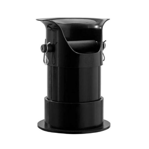 Crema Pro Knock Bin Commercial Coffee Grinds Waste Tamper Tube 315mm Black